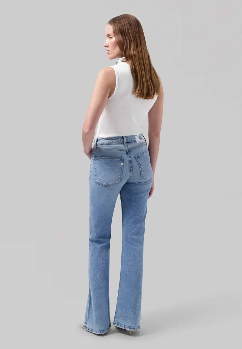 MUD JEANS Fiona Flared stone vintage