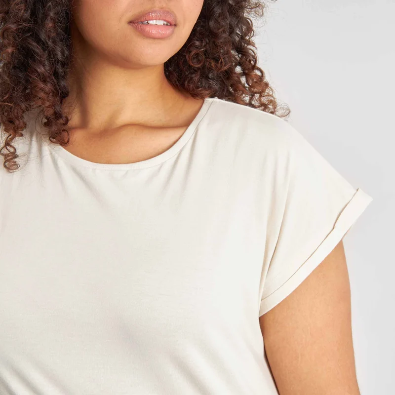 DEDICATED T-Shirt Visby Base Oat White