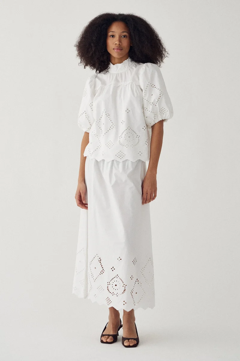 Noella - N-Marisol Skirt 15070003 - 1249 - White