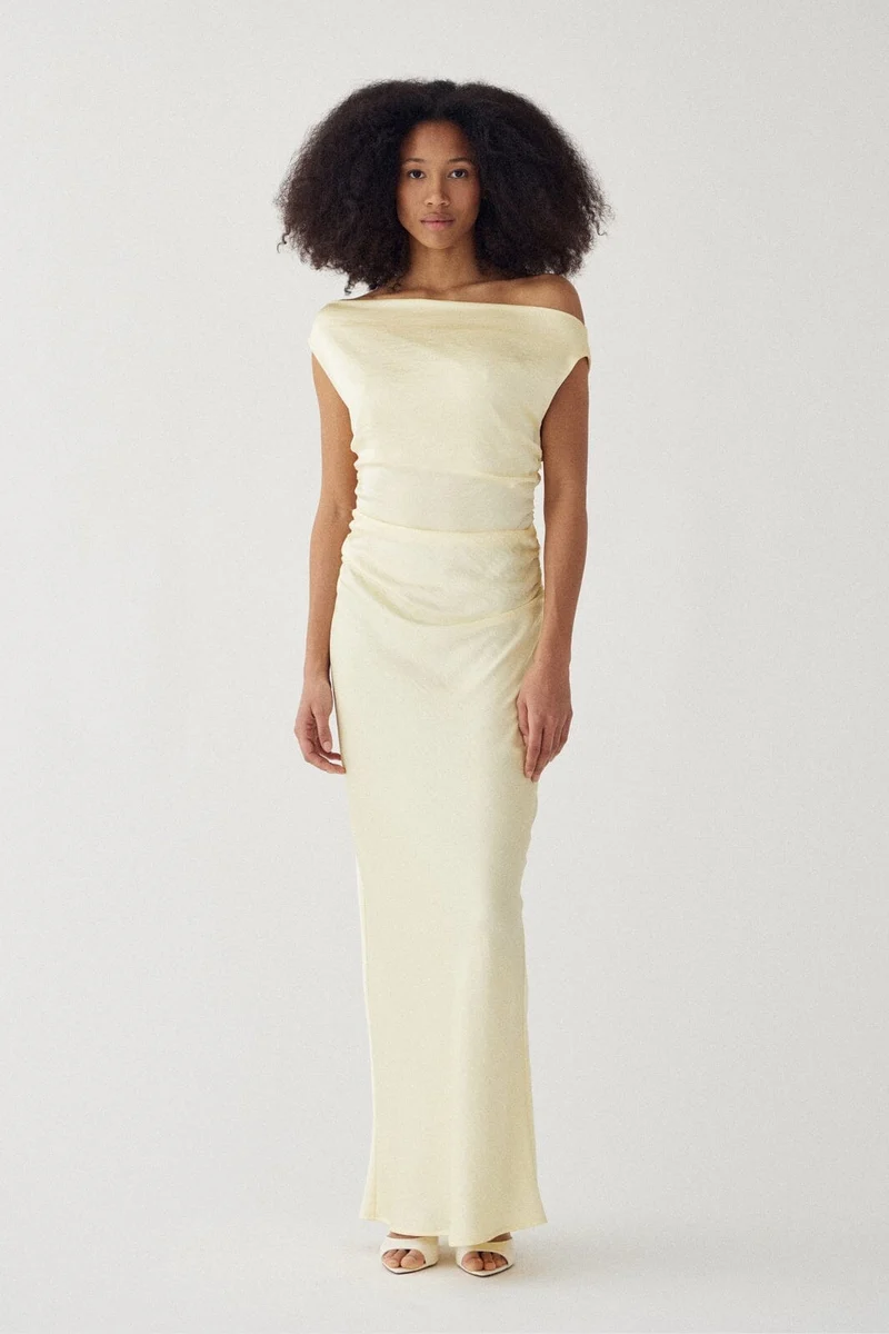 Noella - N-Mignonette Dress 16240003 - 038 - Pale Yellow