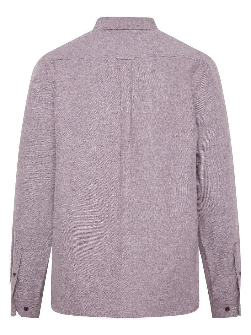 KNOWLEDGE COTTON APPAREL Dune Regular Flannel Shirt fig