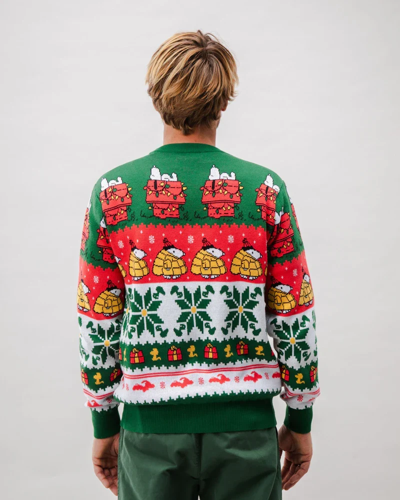 BRAVA Peanuts Xmas Cotton Sweater Multicolor
