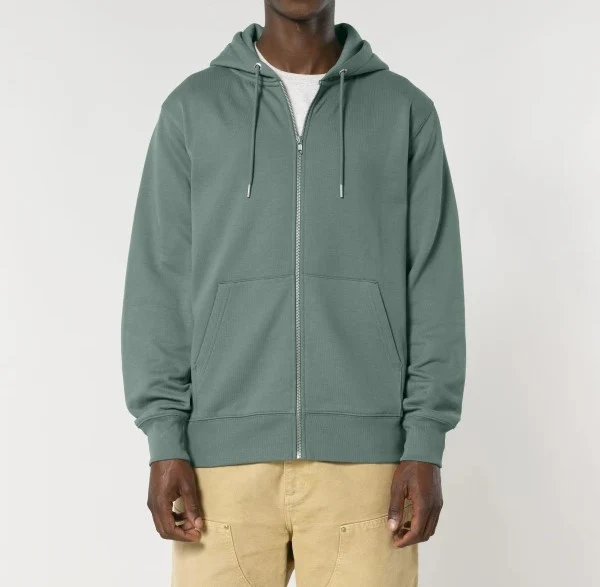 FAIRFITTERS Basic Zip-Hoodie Unisex Cultivator 2.0 green bay