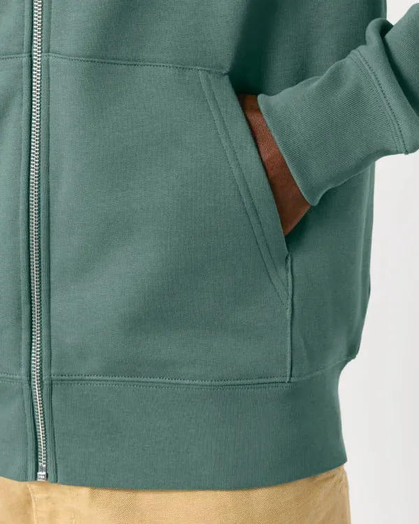 FAIRFITTERS Basic Zip-Hoodie Unisex Cultivator 2.0 green bay