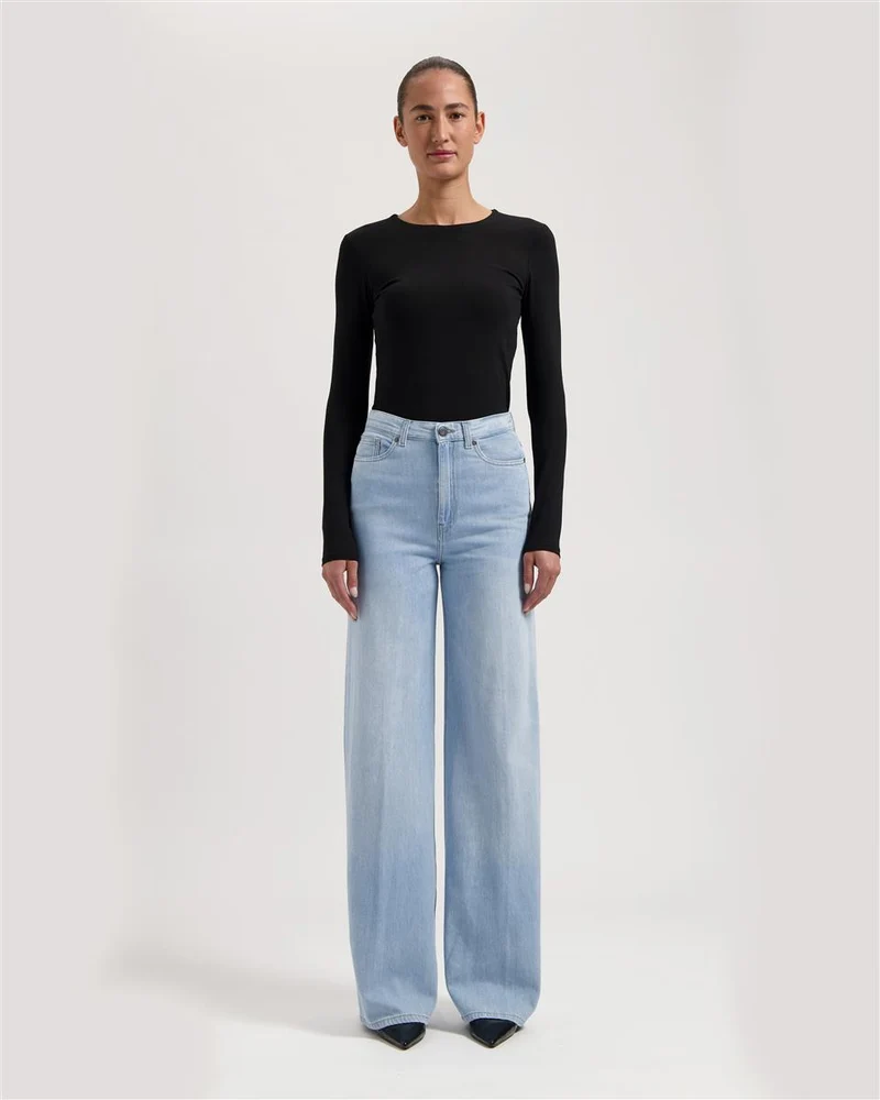 MUD JEANS Sara High Loose Flow stone vintage