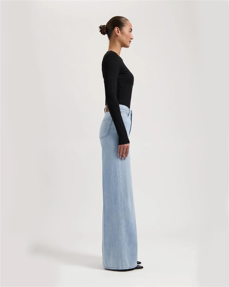 MUD JEANS Sara High Loose Flow stone vintage