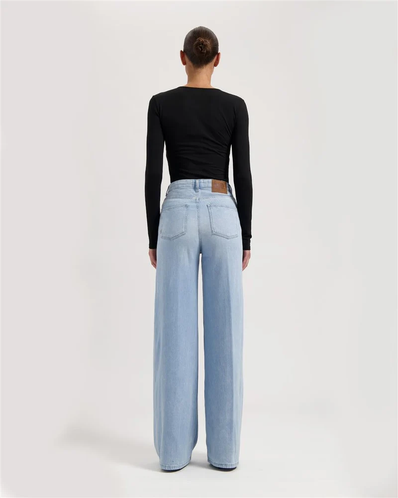 MUD JEANS Sara High Loose Flow stone vintage