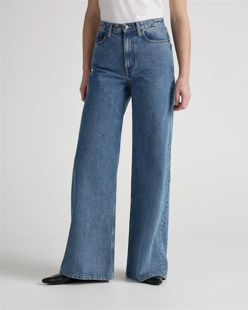 MUD JEANS Sara High Loose stone vintage