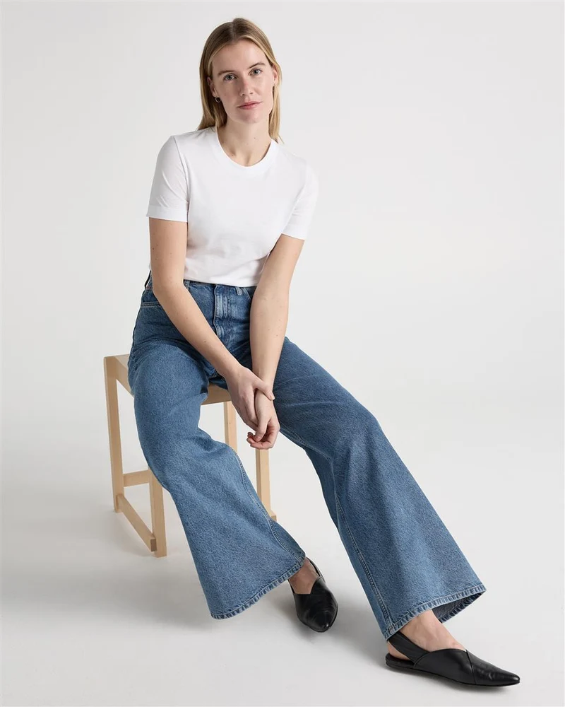 MUD JEANS Sara High Loose stone vintage