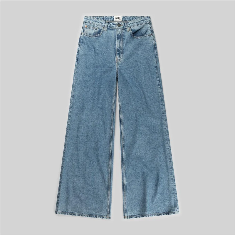 MUD JEANS Sara High Loose stone vintage