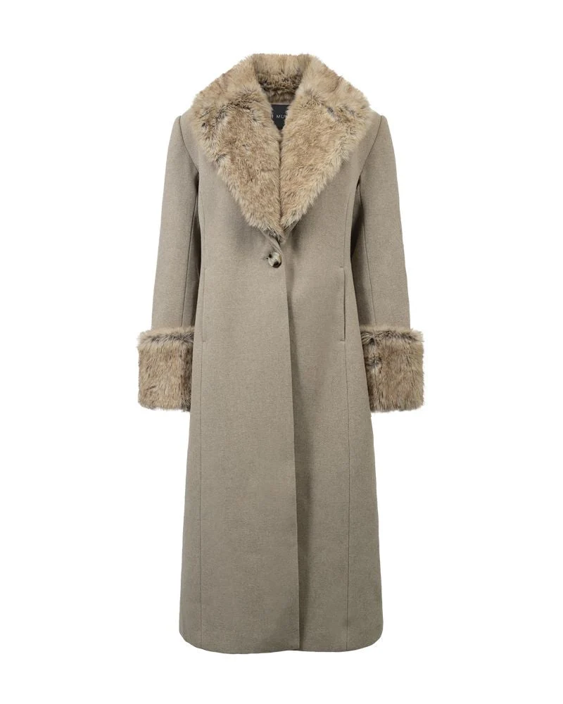 Copenhagen Muse - Cmabigail-coat 211403 - 1954 Winter Twig Melange