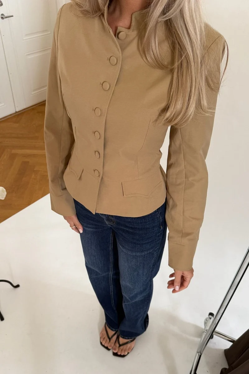 Byic - Cilleic Blazer Shirt A25350 - Camel
