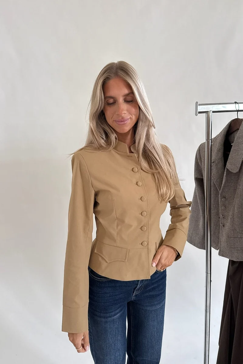 Byic - Cilleic Blazer Shirt A25350 - Camel