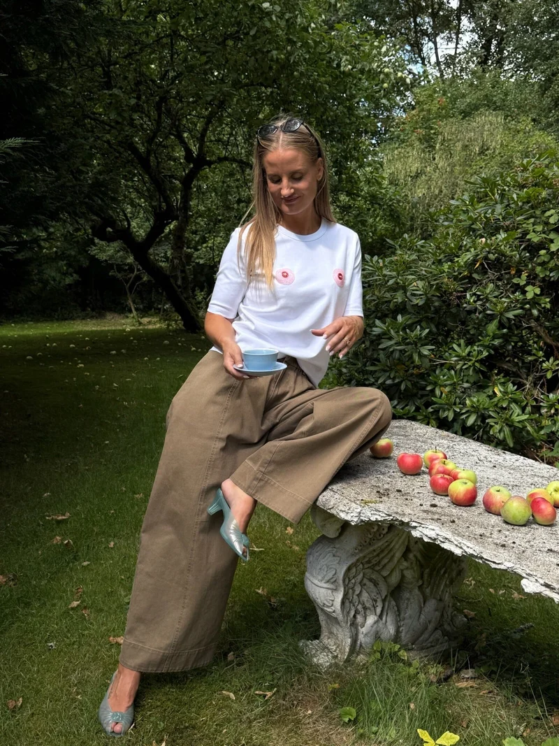 Molly&My x Julie Elsebeth - Stella Pants Pants - Dark Taupe