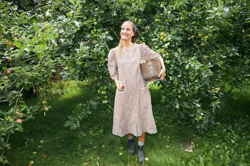 Molly&My x Julie Elsebeth - Inge Dress Dress - Brown Flora