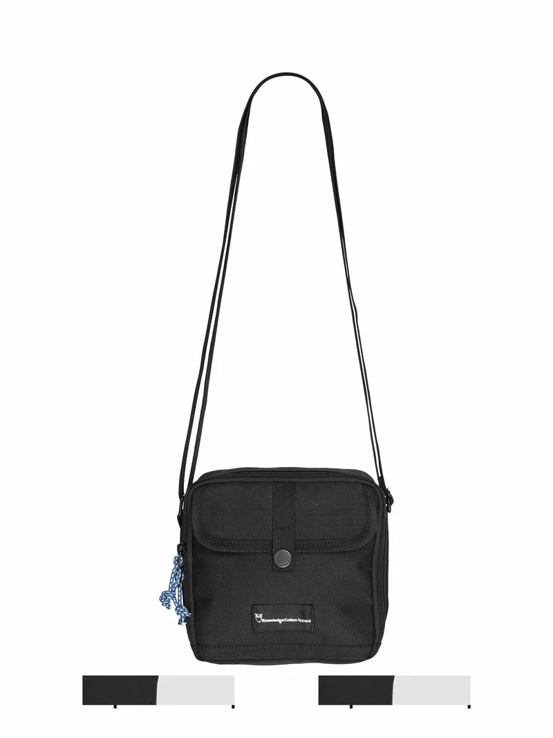 KNOWLEDGE COTTON APPAREL Cross Over Bag black jet black jet