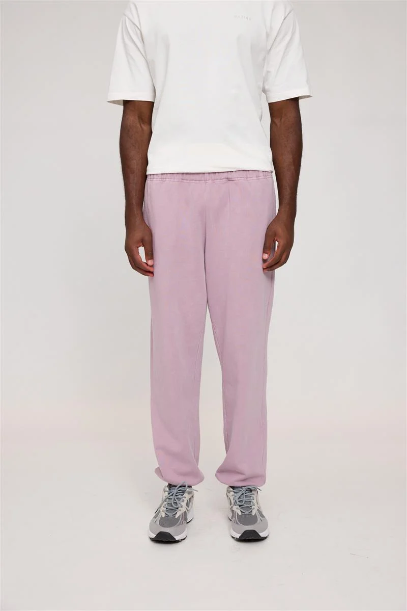 MAZINE Genderless Sweat Pants Natural Dye eco dye mauve