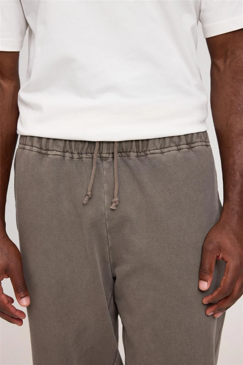 MAZINE Genderless Sweat Pants Natural Dye eco dye brown