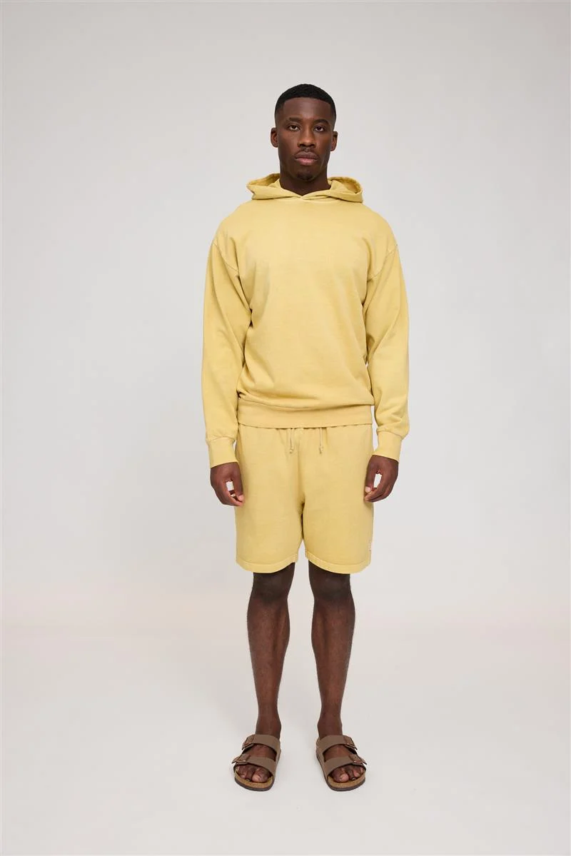 MAZINE Genderless Hoodie Natural Dye eco dye yellow