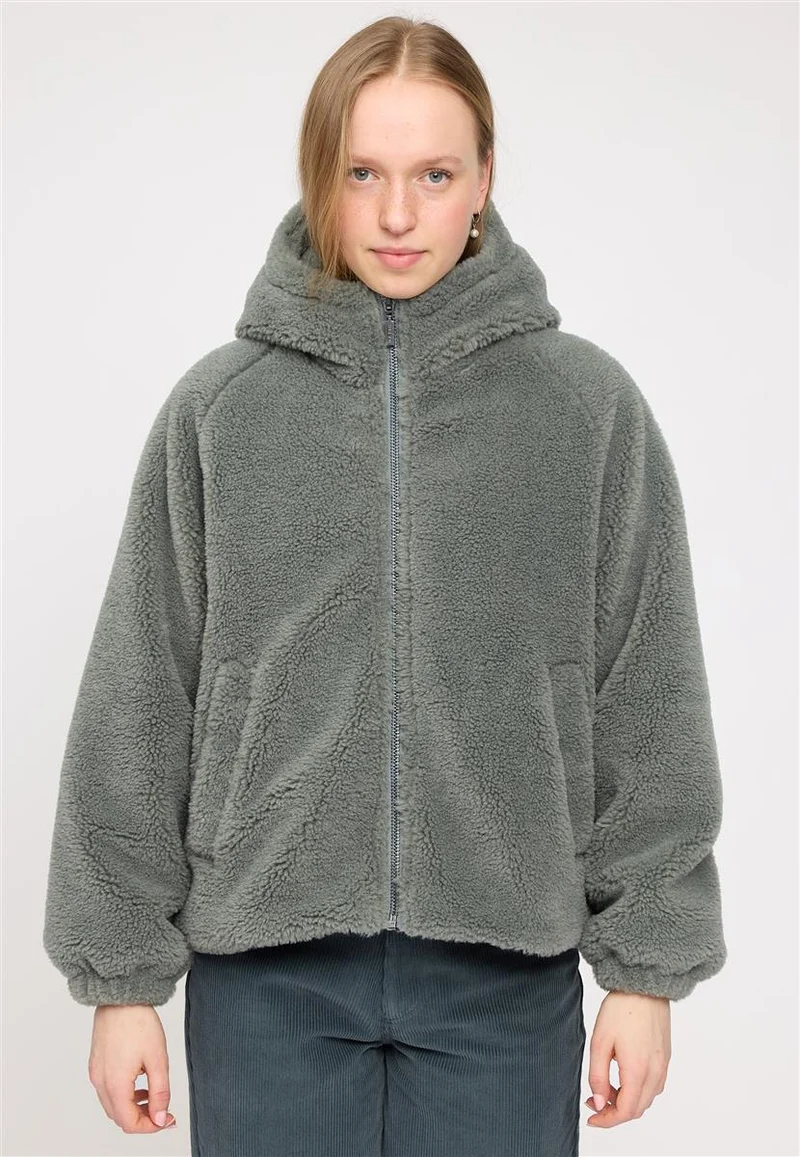 MAZINE Faux-Fur Hooded Jacket light bottle