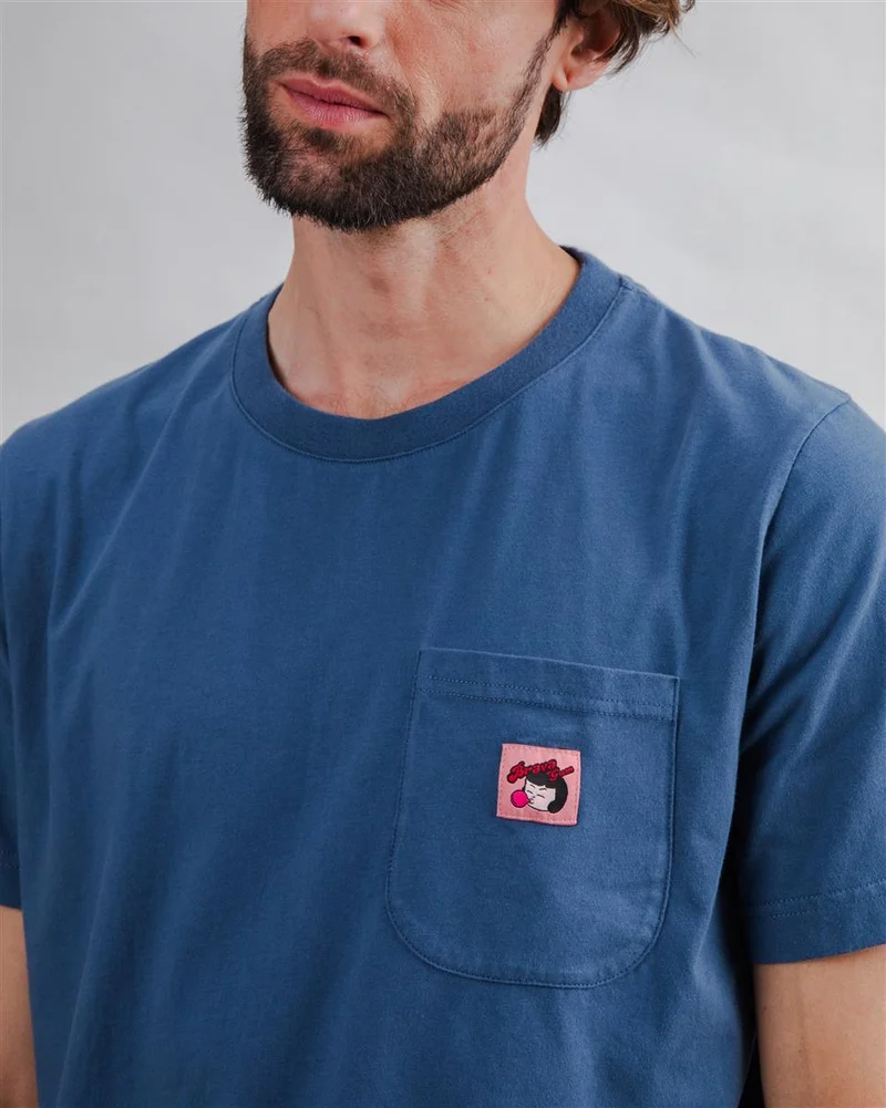 BRAVA Brava Gum Label T-Shirt Indigo