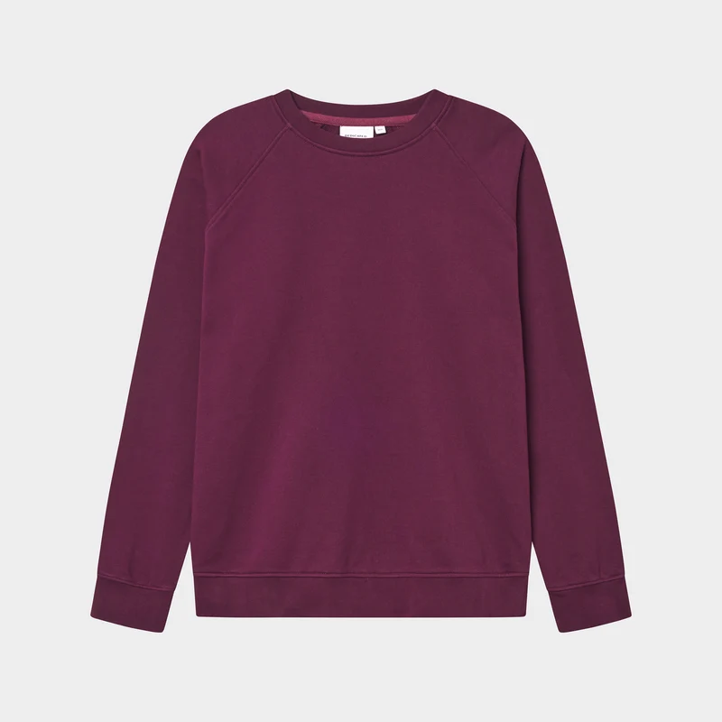DEDICATED Sweatshirt Malmoe Base Fig Red