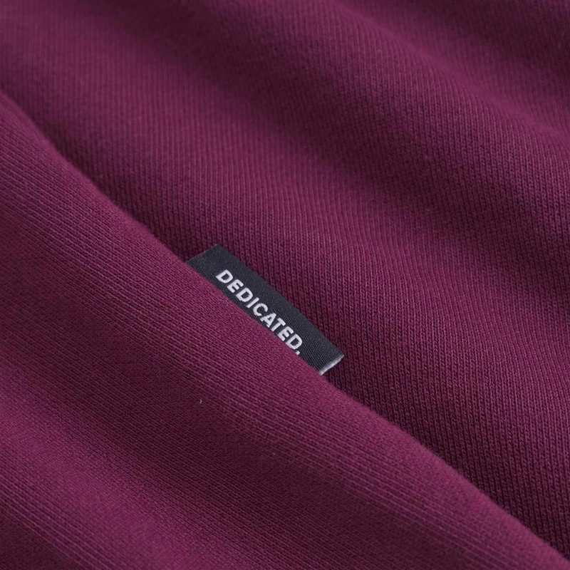 DEDICATED Sweatshirt Malmoe Base Fig Red