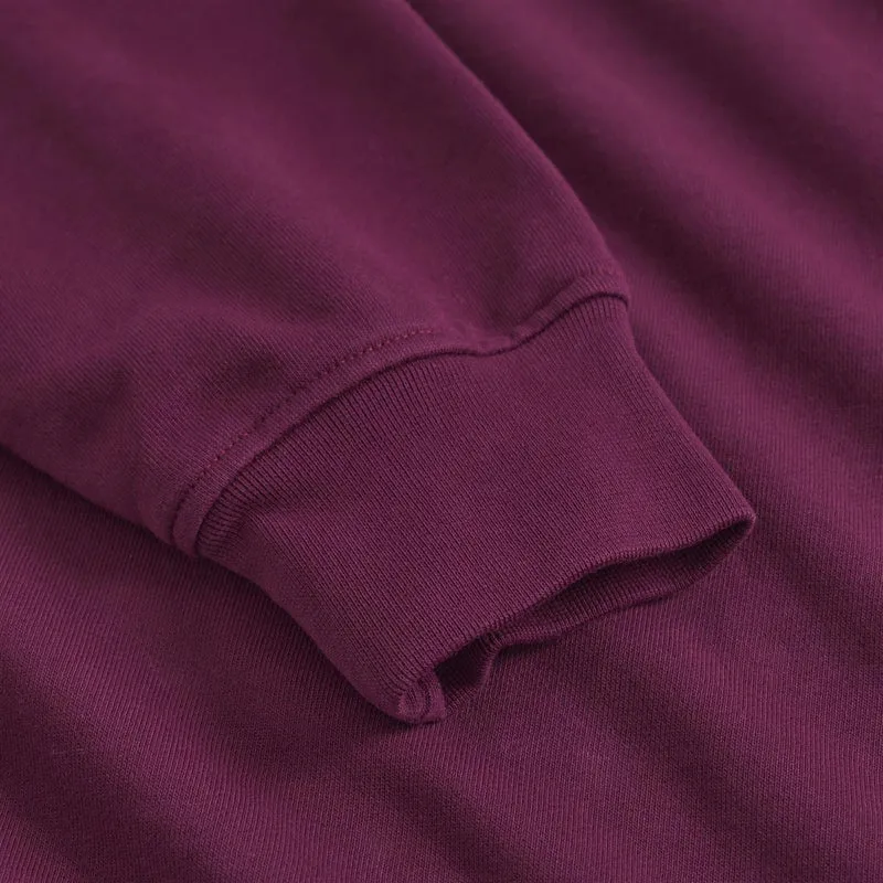 DEDICATED Sweatshirt Malmoe Base Fig Red