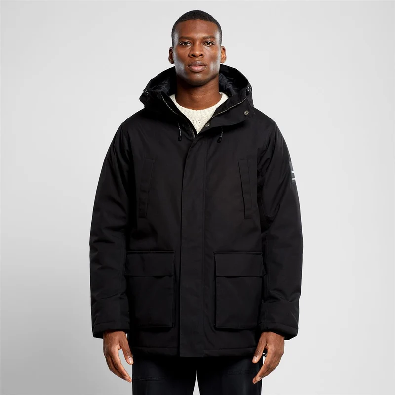 DEDICATED Parka Jacket Stavanger Black