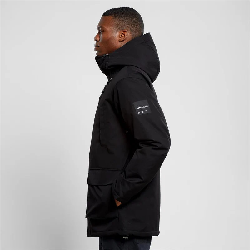 DEDICATED Parka Jacket Stavanger Black