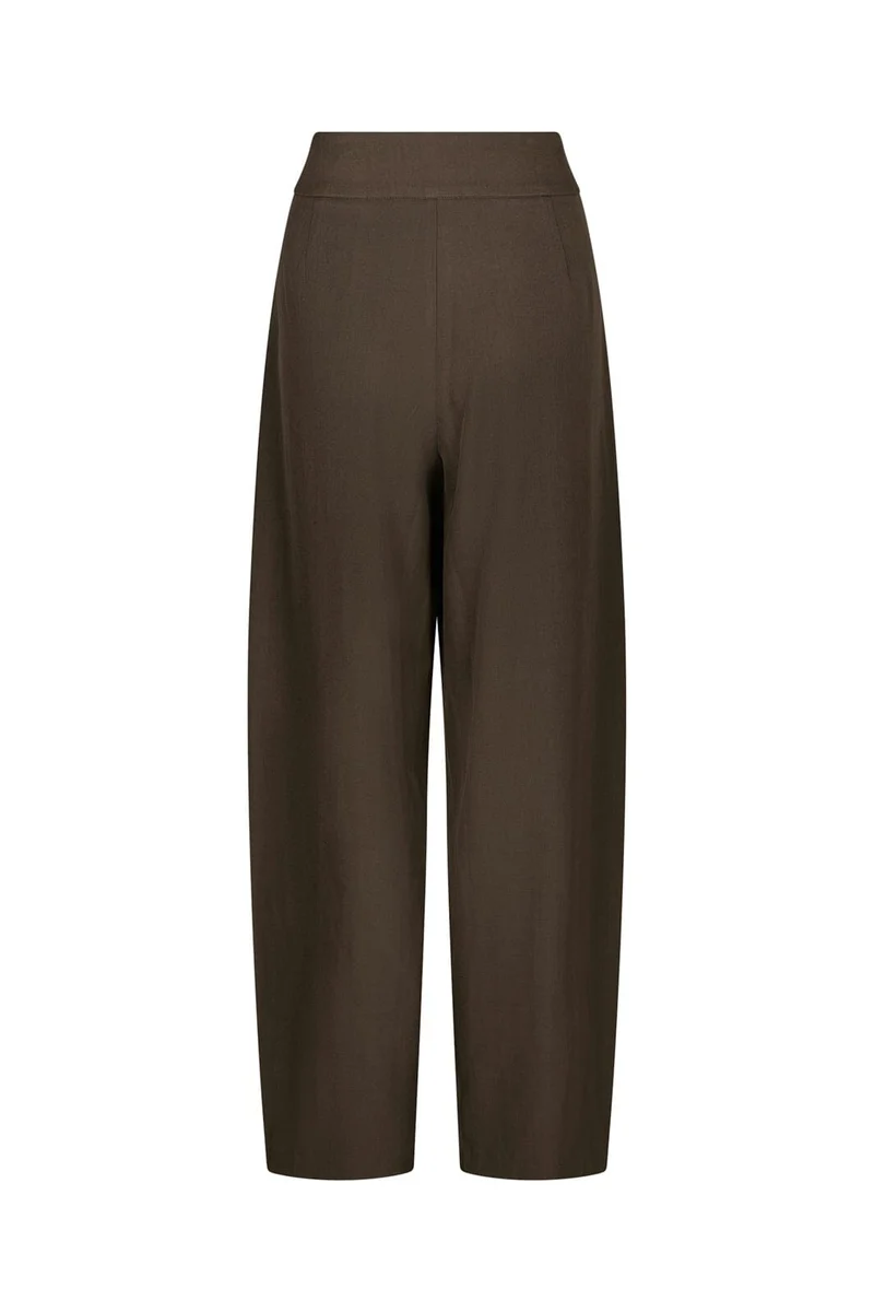 Neo Noir - Lucille Structure Pants 169655 - 676 - Dark Brown