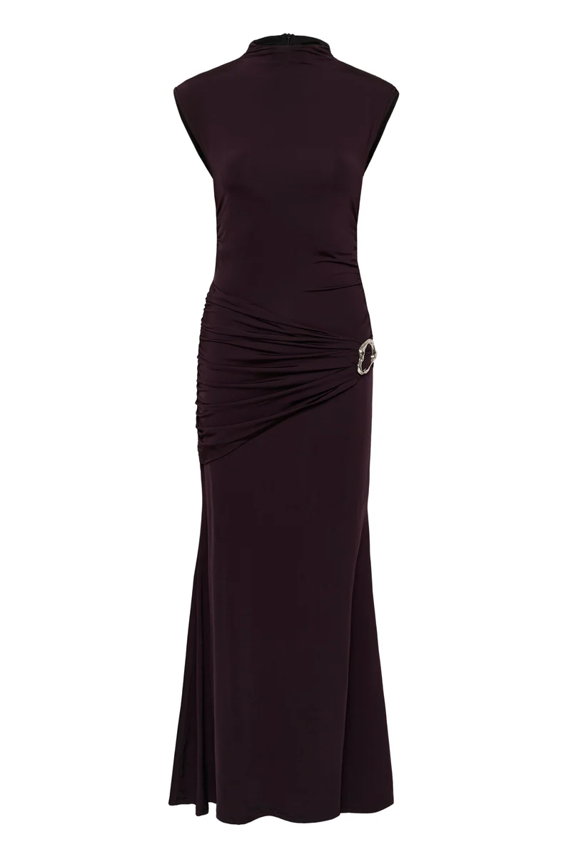 Gestuz - Gzseren Long Dress 10911642 - 109839 - Deep Plum