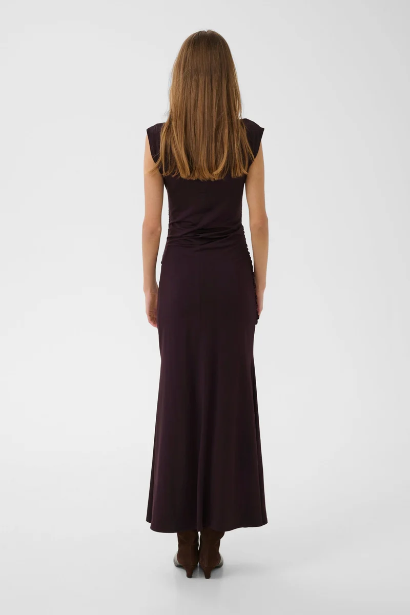 Gestuz - Gzseren Long Dress 10911642 - 109839 - Deep Plum