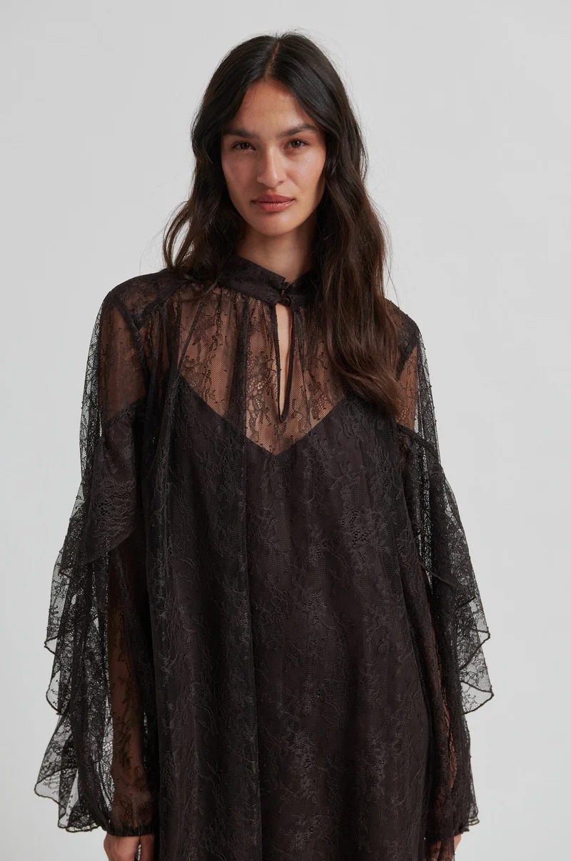 Second Female - Sybell Lace Dress 60508 - 6150 Chocolate Torte