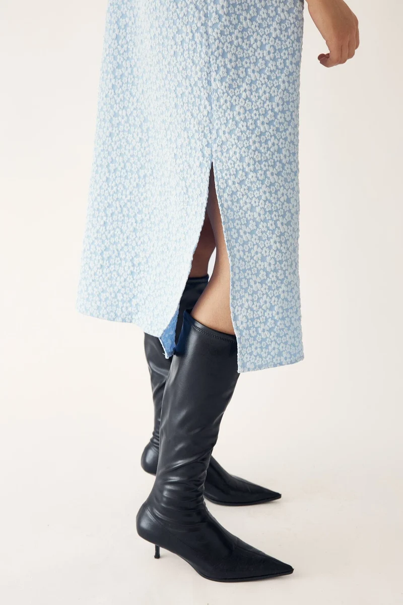 Noella - Reno Pastis Long Dress - Light Blue