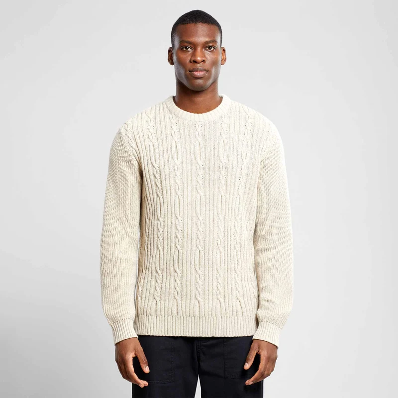 DEDICATED Sweater Ludvika pearl white