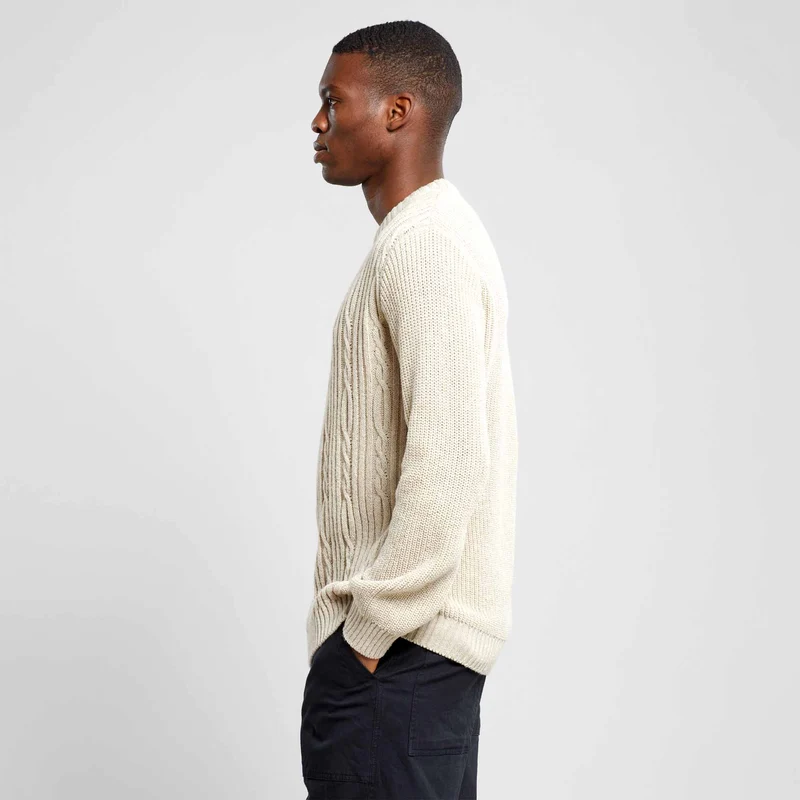 DEDICATED Sweater Ludvika pearl white