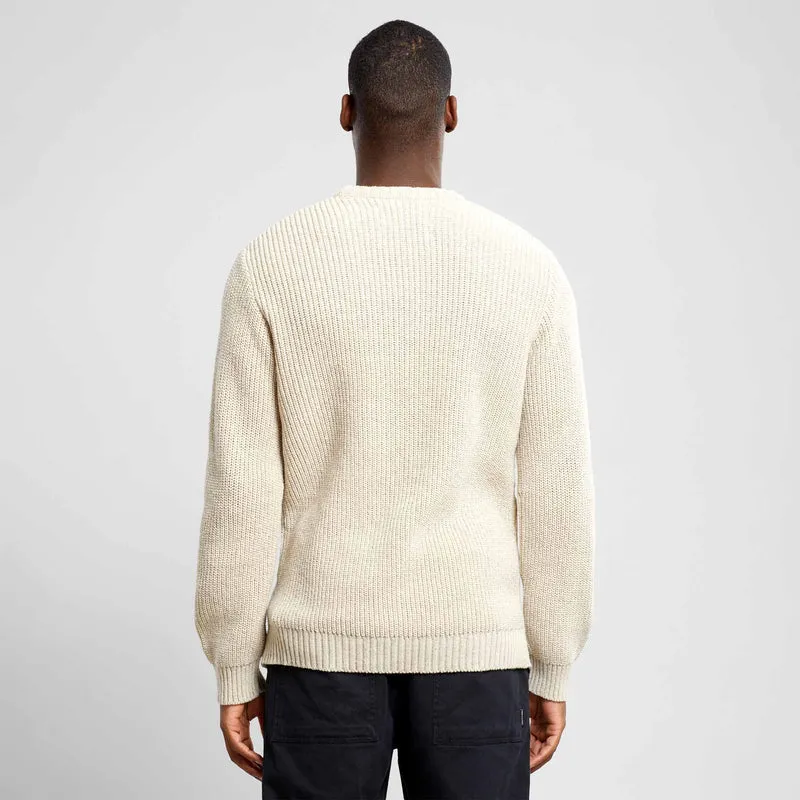 DEDICATED Sweater Ludvika pearl white