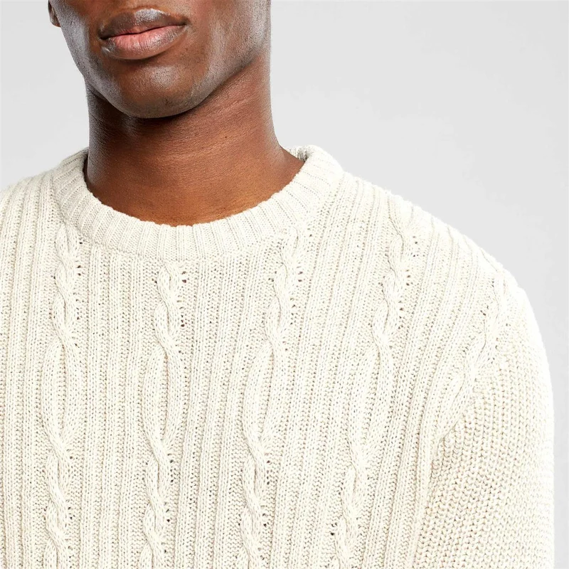 DEDICATED Sweater Ludvika pearl white