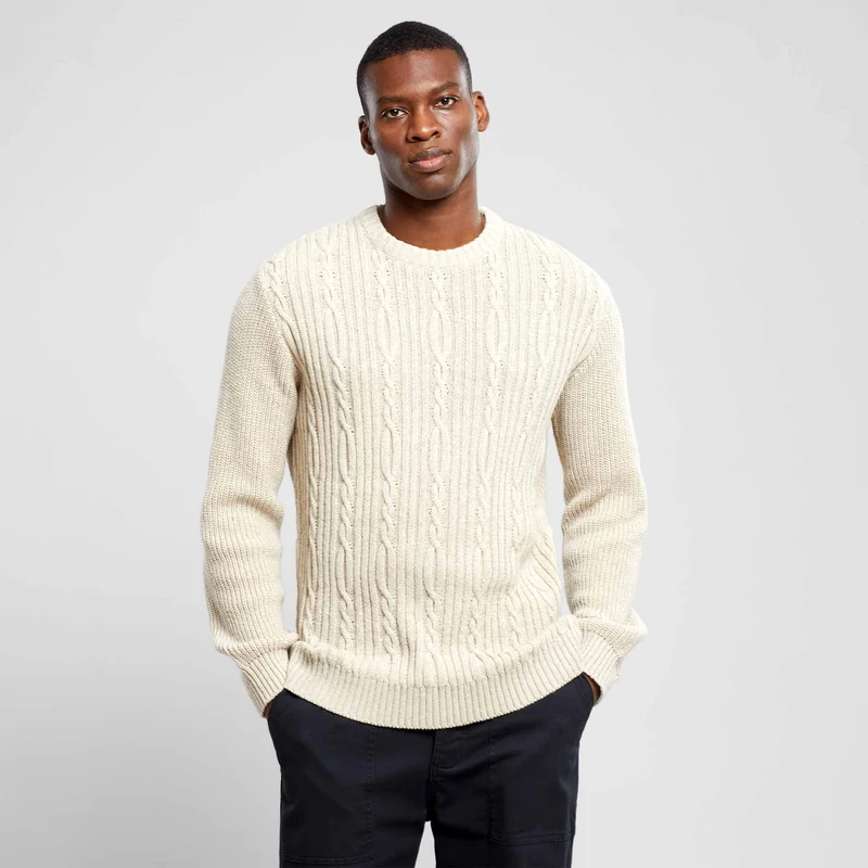 DEDICATED Sweater Ludvika pearl white