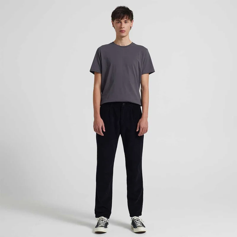 BY GARMENT MAKERS Buster Corduroy Pants jet black