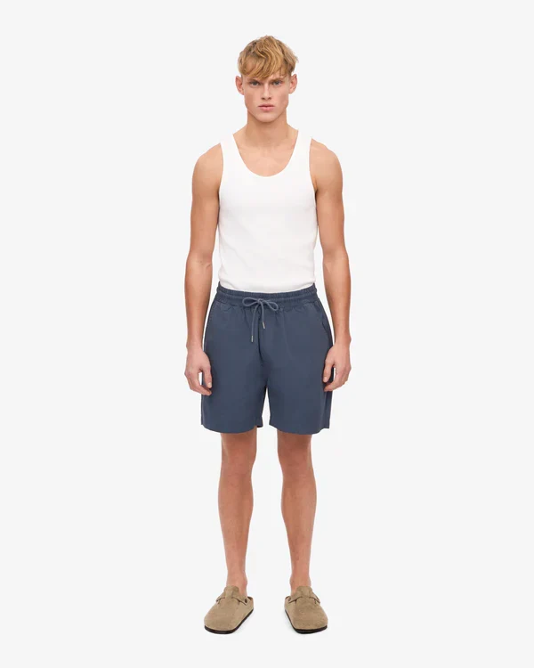 COLORFUL STANDARD Organic Twill Shorts petrol blue