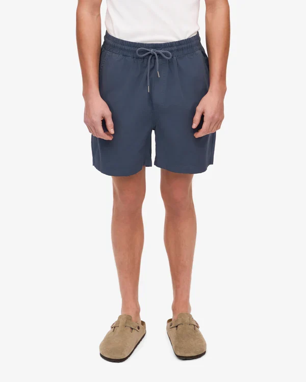 COLORFUL STANDARD Organic Twill Shorts petrol blue