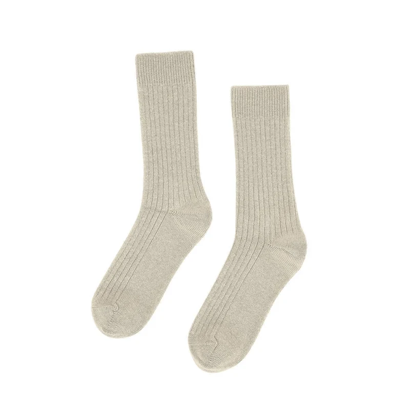 COLORFUL STANDARD Merino Wool Blend Sock ivory white