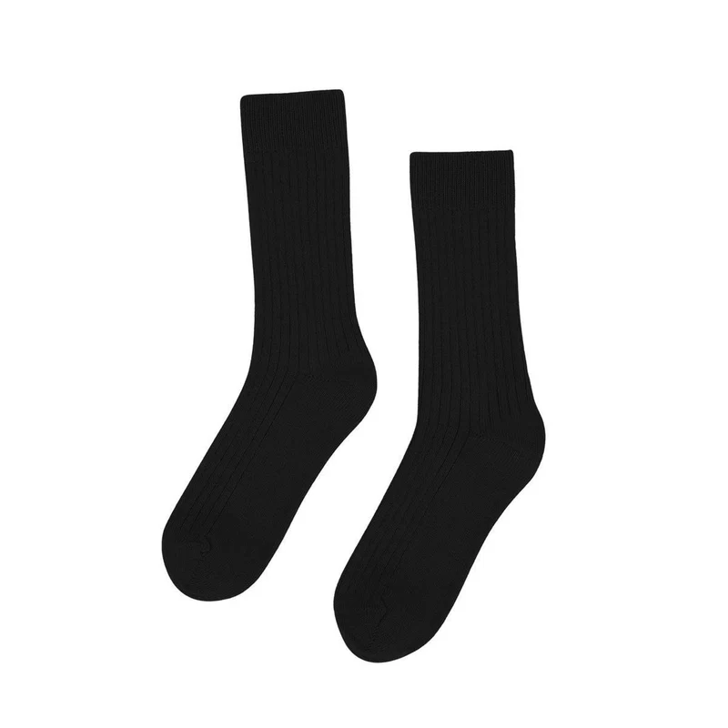 COLORFUL STANDARD Merino Wool Blend Sock deep black