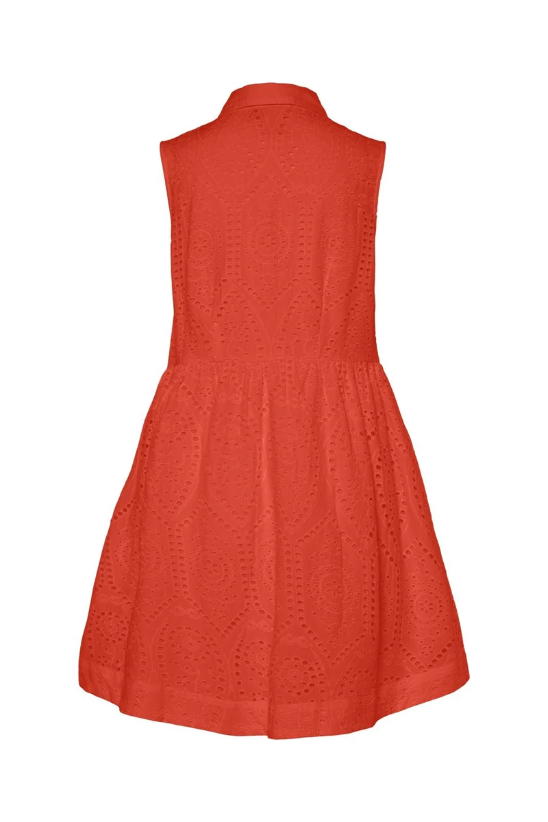 YAS - Yasholi Sl Shirt Dress - 4712909 Cherry Tomato