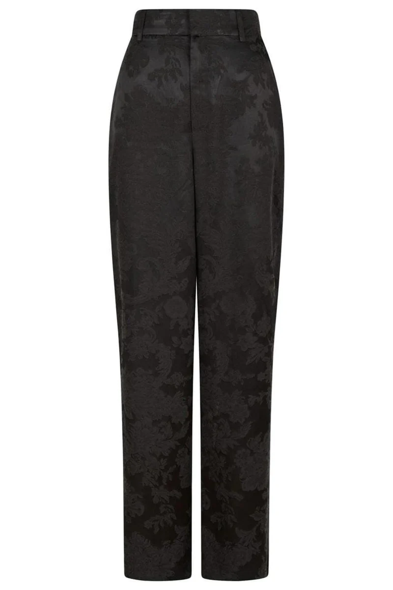 Neo Noir - Emmett Jacquard Pants - Black