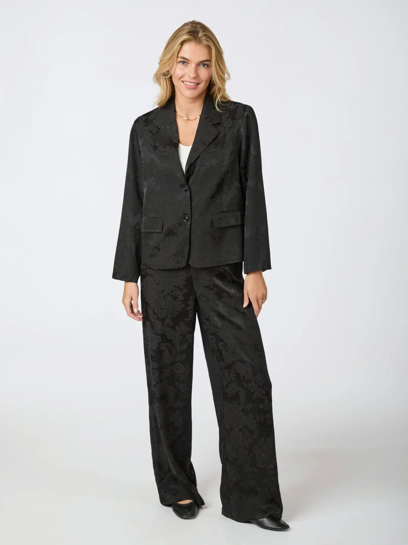 Neo Noir - Emmett Jacquard Pants - Black