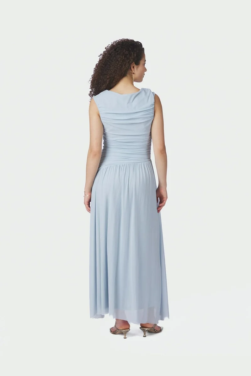 Neo Noir - Cludine Mesh Dress 166157 - 145 - Light Blue