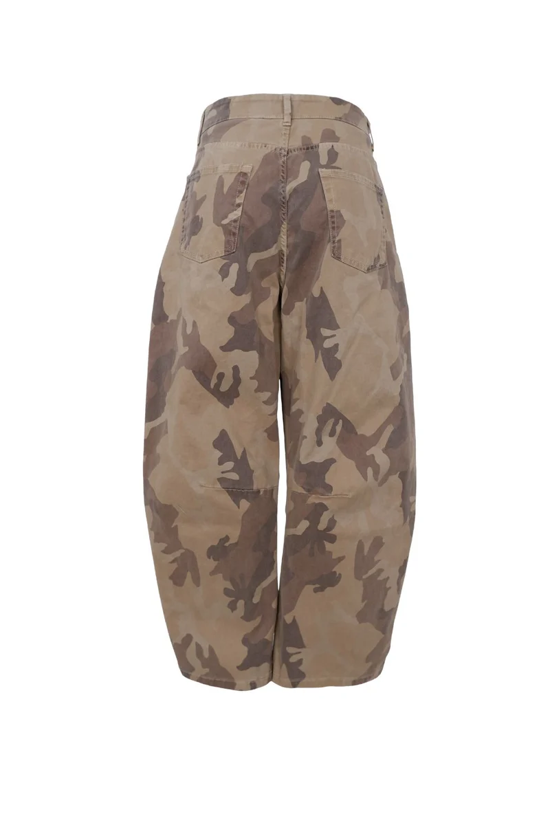 Black Colour - Bcaila Barrel Pant 41330 - Brown Camouflage